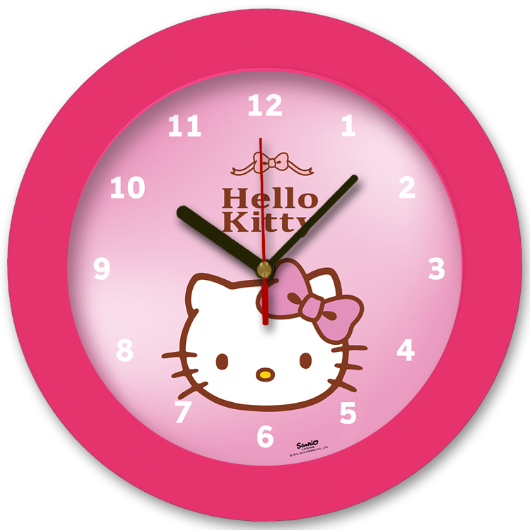 98105-HK3 שעון קיר מחוגים לילדים הלו קיטי