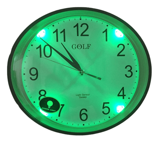 שעון קיר אובלי סנסור דגם wl663