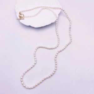 שרשרת פנינה ארוכה דגם p13